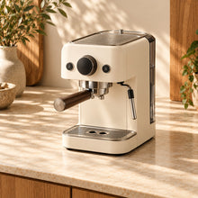 Cream countertop coffee appliance — view 3